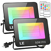 LE 50W LED Strahler RGB mit RF-Fernbedienung