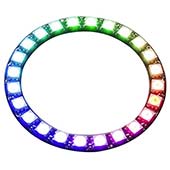 Fafeicy 24-Bit WS2812 5050 RGB LED Ringlampenlicht